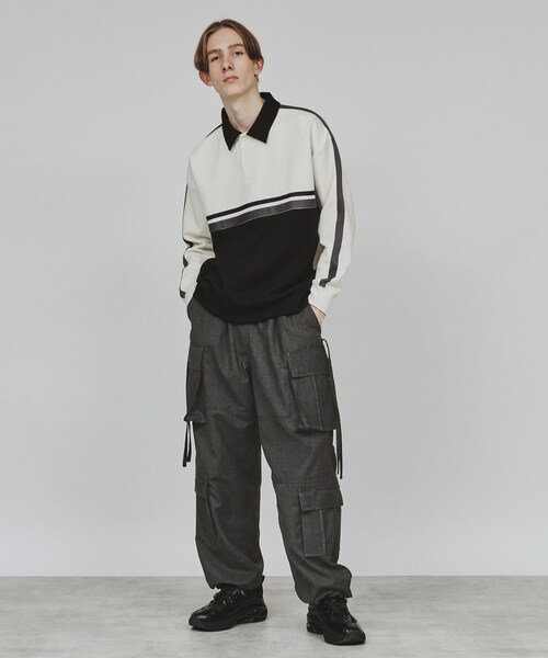 tk.TAKEO KIKUCHI（ティーケータケオキクチ）の「◆起毛テクニカルカーゴパンツ（カーゴパンツ・メンズ・チャコールグレー/ブラウン系その他/ブラック/ネイビー系2/グレー系2・01/02/03）」の16枚目の写真
