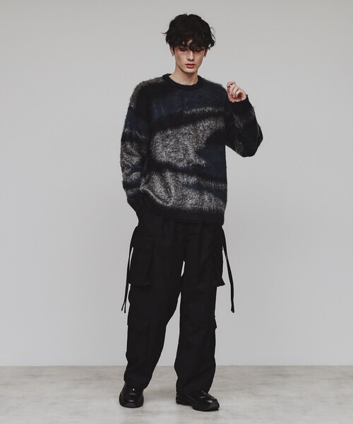 tk.TAKEO KIKUCHI（ティーケータケオキクチ）の「◆起毛テクニカルカーゴパンツ（カーゴパンツ・メンズ・チャコールグレー/ブラウン系その他/ブラック/ネイビー系2/グレー系2・01/02/03）」の20枚目の写真