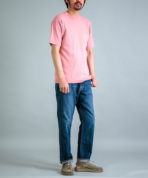 OMNIGOD（オムニゴッド）の「[OMNIGOD mens / オムニゴッド] 10ozデニム 5Pイージーテーパードパンツ（デニムパンツ・メンズ・インディゴブルー・3/2）」の7枚目の写真