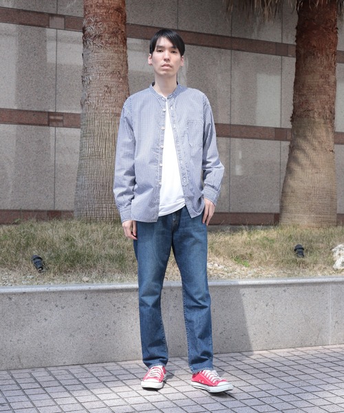 OMNIGOD（オムニゴッド）の「[OMNIGOD mens / オムニゴッド] 10ozデニム 5Pイージーテーパードパンツ（デニムパンツ・メンズ・インディゴブルー・3/2）」の20枚目の写真