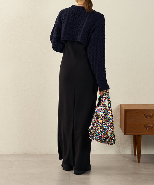 SHENERY（シーナリー）の「【リバイバルアイテム】ショートケーブルニット（ニット/セーター・レディース・オフホワイト/ネイビー・FREE）」の22枚目の写真