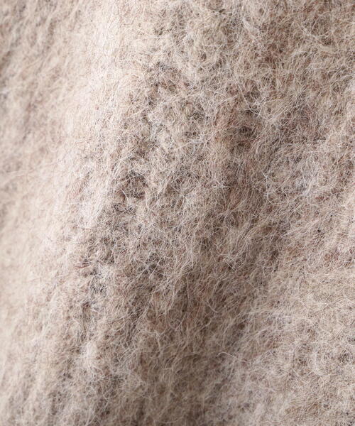 FREE'S MART（フリーズマート）の「◆ミックスシャギーチュニック丈ニット（ニット/セーター・レディース・ピンク/ブラウン/ホワイト/グレー・FREE）」の13枚目の写真