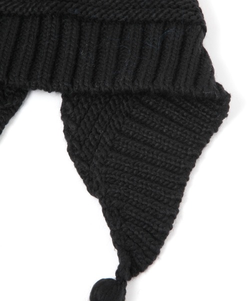 niko and...（ニコアンド）の「オリジナルユキノミミツキニット帽（ニットキャップ/ビーニー・レディース・グレー/ブルー/ブラック・FREE）」の17枚目の写真