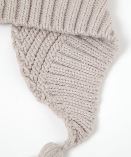 niko and...（ニコアンド）の「オリジナルユキノミミツキニット帽（ニットキャップ/ビーニー・レディース・グレー/ブルー/ブラック・FREE）」の20枚目の写真