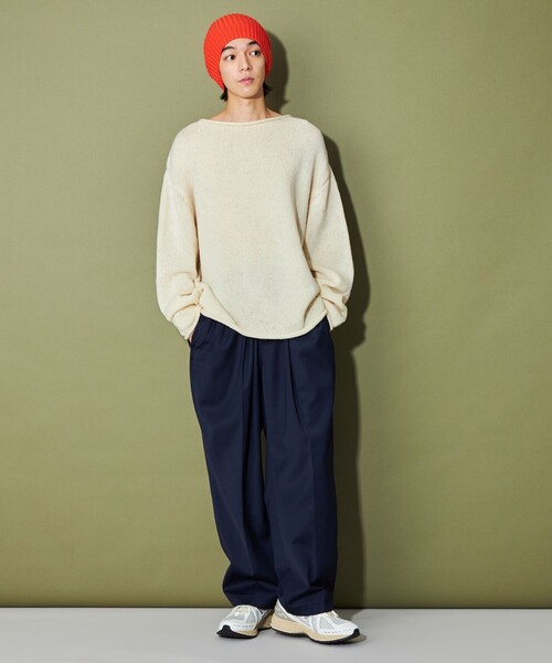 CITEN（シテン）の「＜CITEN＞エッセンシャルロールネックニット（ニット/セーター・メンズ・ナチュラル/グレー/ブラック・M/L）」の6枚目の写真