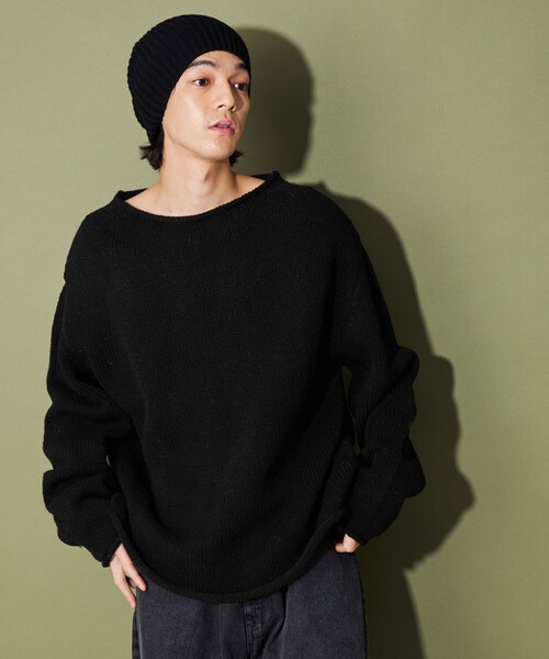 CITEN（シテン）の「＜CITEN＞エッセンシャルロールネックニット（ニット/セーター・メンズ・ナチュラル/グレー/ブラック・M/L）」の7枚目の写真