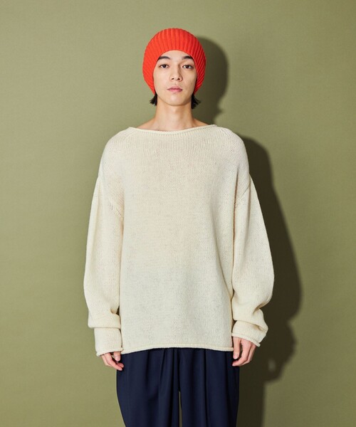 CITEN（シテン）の「＜CITEN＞エッセンシャルロールネックニット（ニット/セーター・メンズ・ナチュラル/グレー/ブラック・M/L）」の11枚目の写真