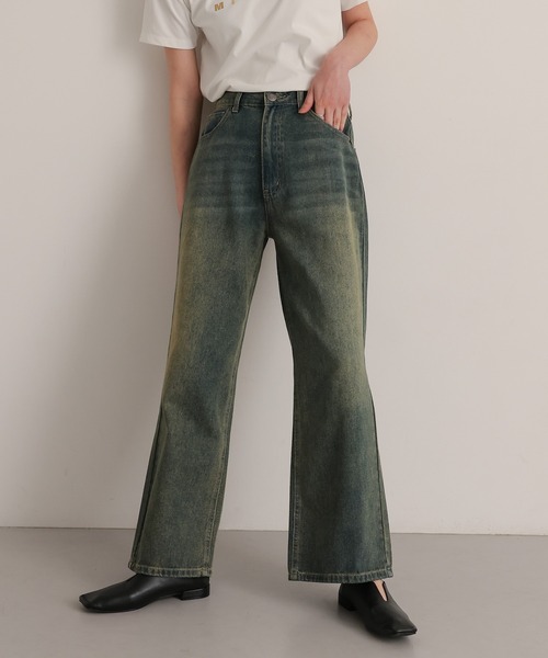 attiree（アティレー）の「ヴィンテージライク ワイドストレートデニムパンツ（デニムパンツ・レディース・ブルー/グレー・MEDIUM/LARGE/SP/MT）」の15枚目の写真