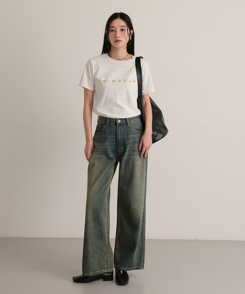 attiree（アティレー）の「ヴィンテージライク ワイドストレートデニムパンツ（デニムパンツ・レディース・ブルー/グレー・MEDIUM/LARGE/SP/MT）」の21枚目の写真
