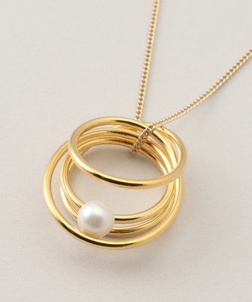 Spick & Span（スピックアンドスパン）の「jour couture / ジュール クチュール horn 04 2WAYリングネック（ネックレス・レディース・シルバー/ゴールド・FREE）」の11枚目の写真