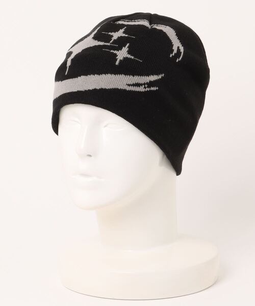 3.3 Field Trip （3.3フィールドトリップ）の「【UNISEX】3.3 Field Trip／スターデザインビーニー（ニットキャップ/ビーニー・レディース・チャコール/ブラック・FREE）」の10枚目の写真