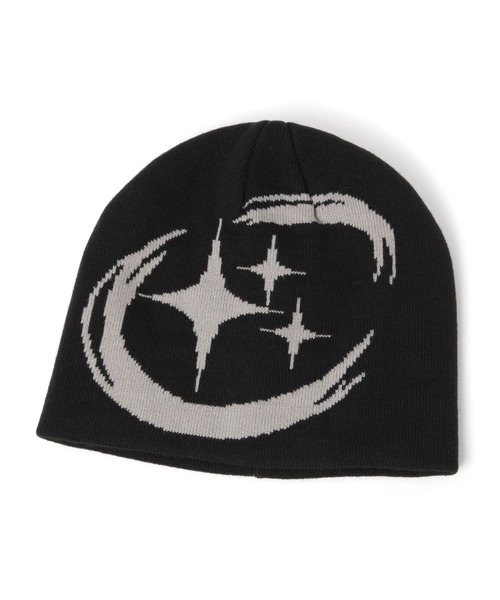 3.3 Field Trip （3.3フィールドトリップ）の「【UNISEX】3.3 Field Trip／スターデザインビーニー（ニットキャップ/ビーニー・レディース・チャコール/ブラック・FREE）」の11枚目の写真