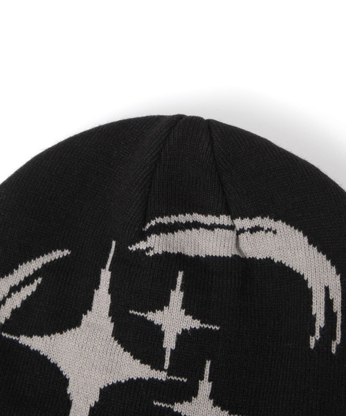 3.3 Field Trip （3.3フィールドトリップ）の「【UNISEX】3.3 Field Trip／スターデザインビーニー（ニットキャップ/ビーニー・レディース・チャコール/ブラック・FREE）」の13枚目の写真