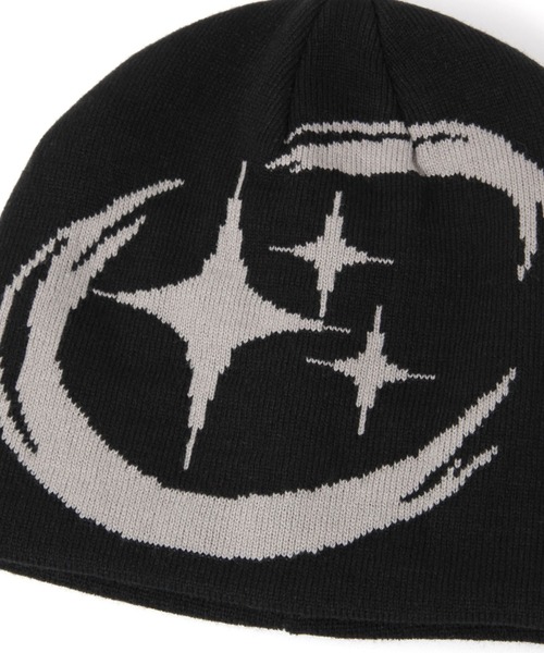 3.3 Field Trip （3.3フィールドトリップ）の「【UNISEX】3.3 Field Trip／スターデザインビーニー（ニットキャップ/ビーニー・レディース・チャコール/ブラック・FREE）」の15枚目の写真