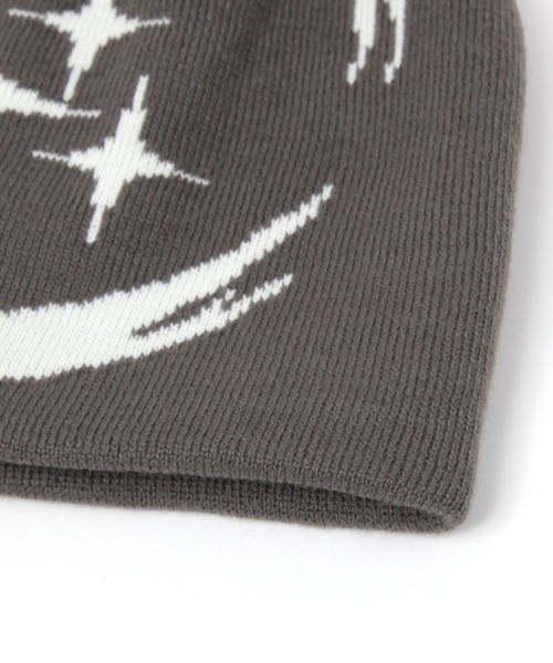 3.3 Field Trip （3.3フィールドトリップ）の「【UNISEX】3.3 Field Trip／スターデザインビーニー（ニットキャップ/ビーニー・レディース・チャコール/ブラック・FREE）」の16枚目の写真