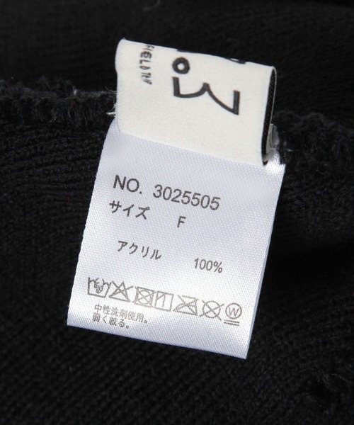 3.3 Field Trip （3.3フィールドトリップ）の「【UNISEX】3.3 Field Trip／スターデザインビーニー（ニットキャップ/ビーニー・レディース・チャコール/ブラック・FREE）」の17枚目の写真