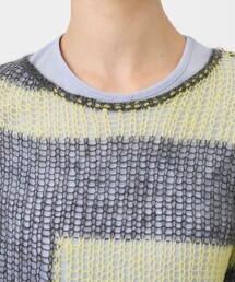 soduk（スドーク）の「【soduk/スドーク】patchwork knit tops/パッチ