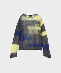 soduk（スドーク）の「【soduk/スドーク】patchwork knit tops/パッチ
