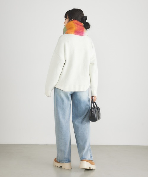 RODEO CROWNS WIDE BOWL(ロデオクラウンズワイドボウル)の「バルキーチェックマフラー(マフラー・レディース・ブラック系その他/オレンジ系その他/ピンク系その他・FREE)」の18枚目の写真