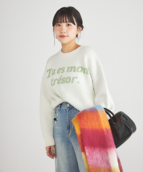 RODEO CROWNS WIDE BOWL(ロデオクラウンズワイドボウル)の「バルキーチェックマフラー(マフラー・レディース・ブラック系その他/オレンジ系その他/ピンク系その他・FREE)」の19枚目の写真