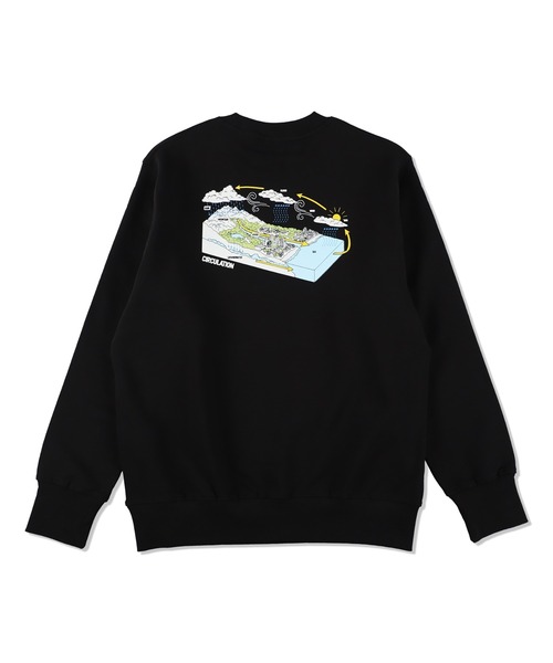 WIND AND SEA（ウィンダンシー）の「CIRCULATION ORGANIC COTTON CREW NECK（スウェット・メンズ・ブラック/ホワイト/ベージュ・SMALL/MEDIUM/LARGE/X-LARGE）」の8枚目の写真