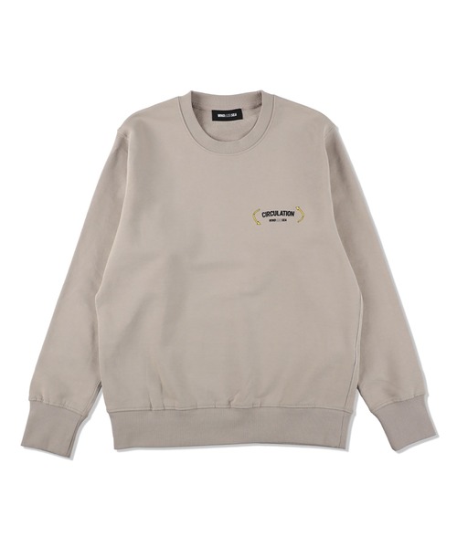 WIND AND SEA（ウィンダンシー）の「CIRCULATION ORGANIC COTTON CREW NECK（スウェット・メンズ・ブラック/ホワイト/ベージュ・SMALL/MEDIUM/LARGE/X-LARGE）」の10枚目の写真