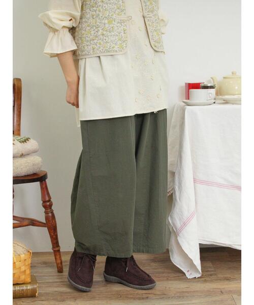 Samansa Mos2(サマンサ モスモス)の「ワークバレルパンツ(その他パンツ・レディース・チャコールグレー/カーキ/ベージュ・F)」の3枚目の写真