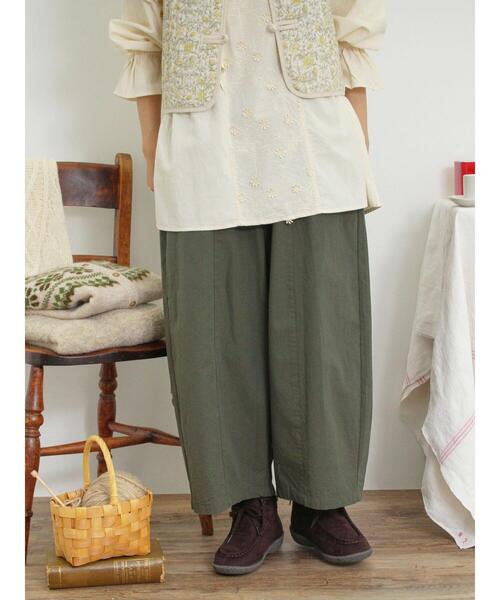 Samansa Mos2(サマンサ モスモス)の「ワークバレルパンツ(その他パンツ・レディース・チャコールグレー/カーキ/ベージュ・F)」の7枚目の写真