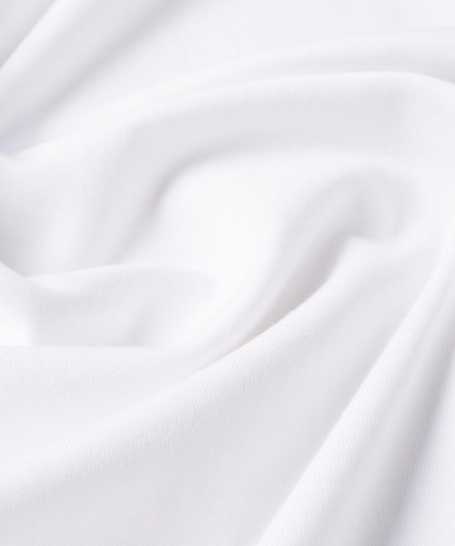 G-STAR（ジースター）の「FLOCK G-SCRIPT LOOSE T-SHIRT/フロックプリントロゴオーバーサイズTシャツ（Tシャツ/カットソー・メンズ・ダークブラック/ホワイト・X-SMALL/SMALL/MEDIUM/LARGE/X-LARGE）」の13枚目の写真