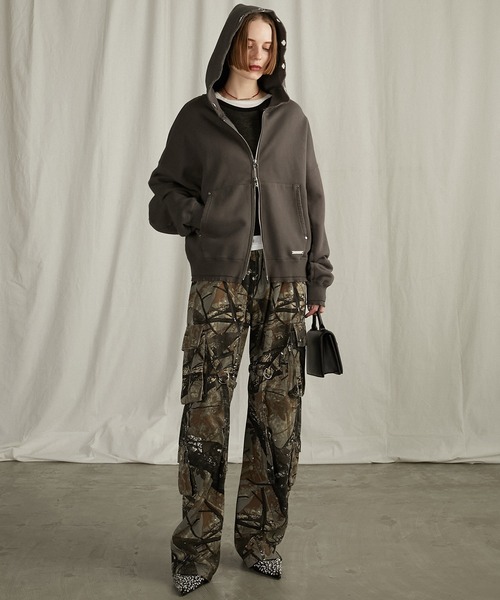 URKOOL GIMP アイレットグラディエーターパーカー フーディ Pre-Order】アイレットフーディパーカー / Eyelet Hoodie