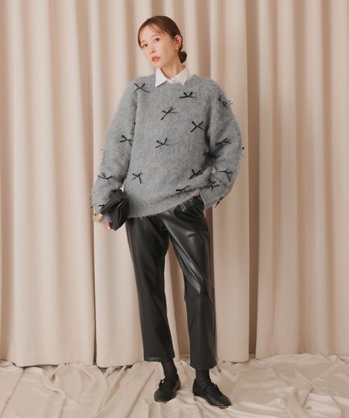 SLOBE IENA（スローブイエナ）の「habi Ribbon Knit（ニット/セーター