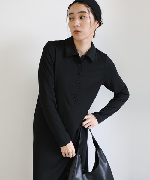 セール】ポロリブワンピース（ワンピース）｜select MOCA（セレクト