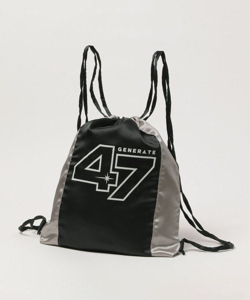 FOREVER 21（フォーエバー トゥエンティーワン）の「【2025SS】アソートナップサック（バックパック/リュック・レディース・ピンク/チェック/ブラック・FREE）」の10枚目の写真