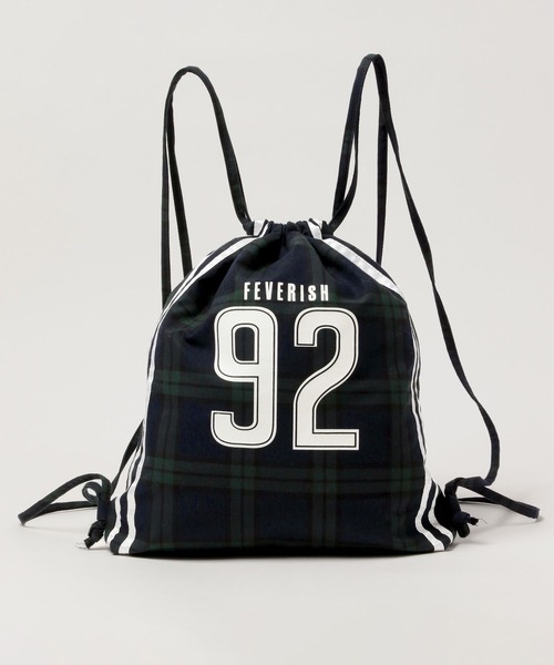 FOREVER 21（フォーエバー トゥエンティーワン）の「【2025SS】アソートナップサック（バックパック/リュック・レディース・ピンク/チェック/ブラック・FREE）」の12枚目の写真