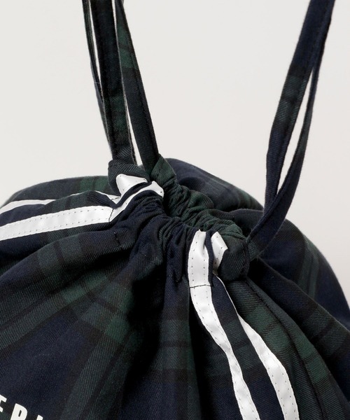 FOREVER 21（フォーエバー トゥエンティーワン）の「【2025SS】アソートナップサック（バックパック/リュック・レディース・ピンク/チェック/ブラック・FREE）」の16枚目の写真