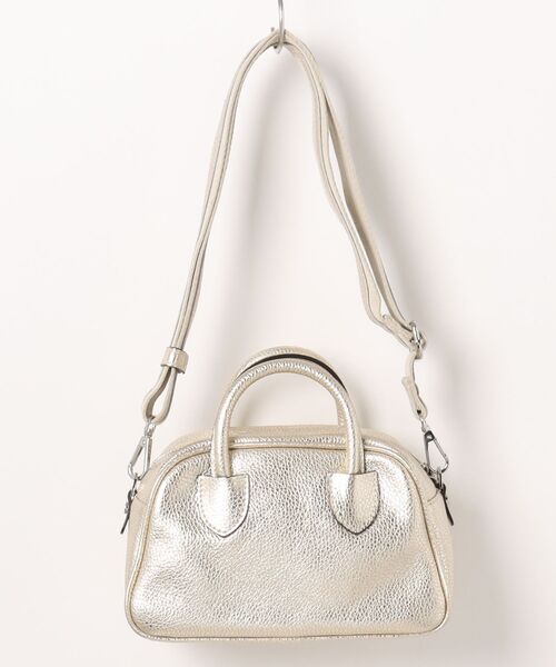 RIPANI(リパーニ)の「【RIPANI】メタリックレザーミニボストンバッグ(Q56402)(ボストンバッグ・レディース・シルバー/ゴールド・ALL)」の6枚目の写真