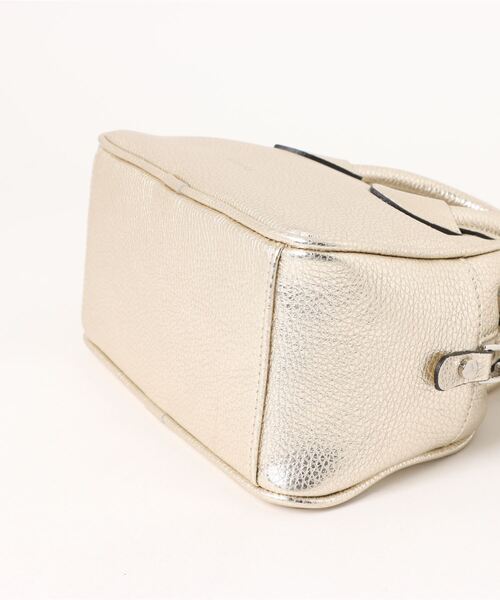 RIPANI(リパーニ)の「【RIPANI】メタリックレザーミニボストンバッグ(Q56402)(ボストンバッグ・レディース・シルバー/ゴールド・ALL)」の7枚目の写真