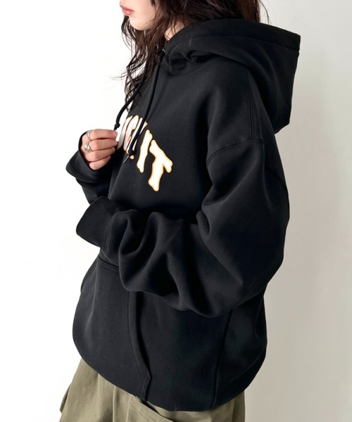 HUF(ハフ)の「HUF(ハフ)/BALBOA P/O HOODIE/パーカー スウェット フーディー オーバーサイズ ロゴプリント(パーカー・レディース・ブラウン/ブラック・XXL/XL/L/M)」の8枚目の写真