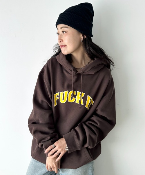 HUF(ハフ)の「HUF(ハフ)/BALBOA P/O HOODIE/パーカー スウェット フーディー オーバーサイズ ロゴプリント(パーカー・レディース・ブラウン/ブラック・XXL/XL/L/M)」の19枚目の写真