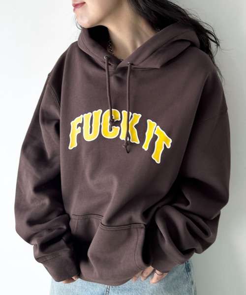 HUF(ハフ)の「HUF(ハフ)/BALBOA P/O HOODIE/パーカー スウェット フーディー オーバーサイズ ロゴプリント(パーカー・レディース・ブラウン/ブラック・XXL/XL/L/M)」の5枚目の写真