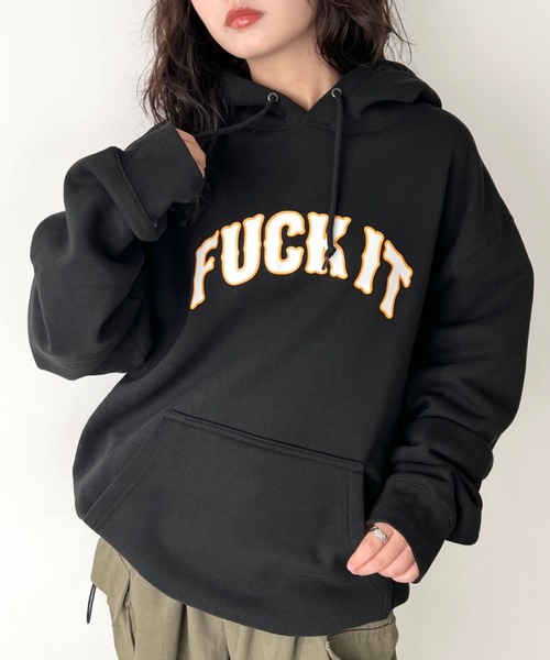 HUF(ハフ)の「HUF(ハフ)/BALBOA P/O HOODIE/パーカー スウェット フーディー オーバーサイズ ロゴプリント(パーカー・レディース・ブラウン/ブラック・XXL/XL/L/M)」の3枚目の写真