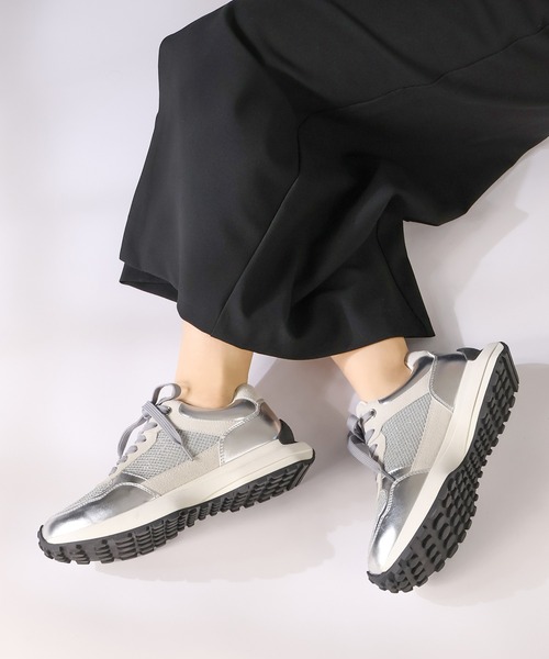 Dedes（デデス）の「ローカット レトロスニーカー ユニセックス（スニーカー・メンズ・ホワイト/ブラック/グレー/ネイビー/ホワイト系1/シルバー系1/ブラック系1・42/41/39/38/40/44/37/36/43）」の7枚目の写真