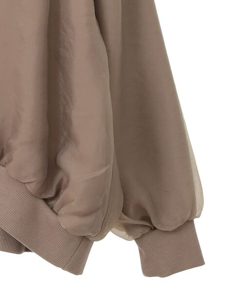 AMERICAN HOLIC(アメリカンホリック)の「オーガンジーレイヤードスウェット(スウェット・レディース・ホワイト系その他/モカ/チャコールグレー・L/M)」の18枚目の写真