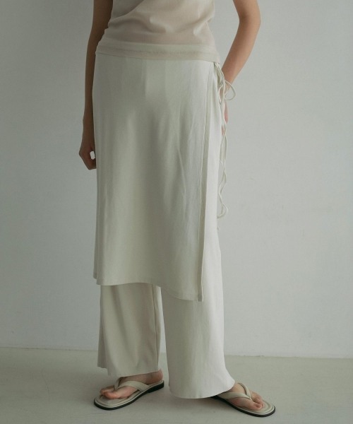 anuke（アンヌーク）の「anuke Layered Cut Pants レイヤードカット