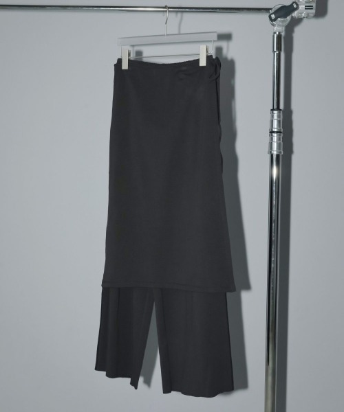 anuke（アンヌーク）の「anuke Layered Cut Pants レイヤードカット