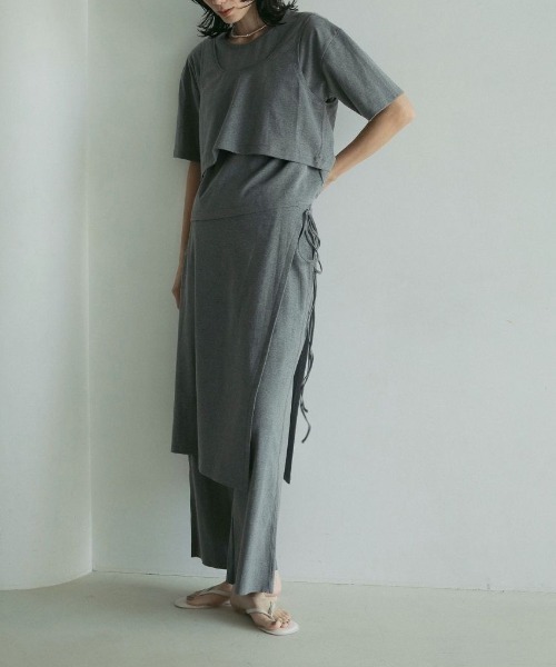 anuke（アンヌーク）の「anuke Layered Cut Pants レイヤードカット