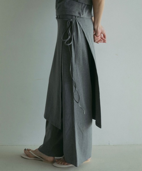anuke（アンヌーク）の「anuke Layered Cut Pants レイヤードカット