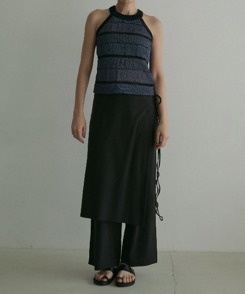 anuke（アンヌーク）の「anuke Layered Cut Pants レイヤードカット