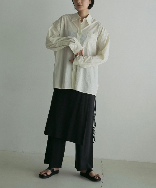 anuke（アンヌーク）の「anuke Layered Cut Pants レイヤードカット