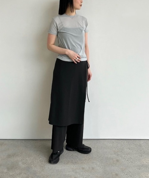 anuke（アンヌーク）の「anuke Layered Cut Pants レイヤードカット
